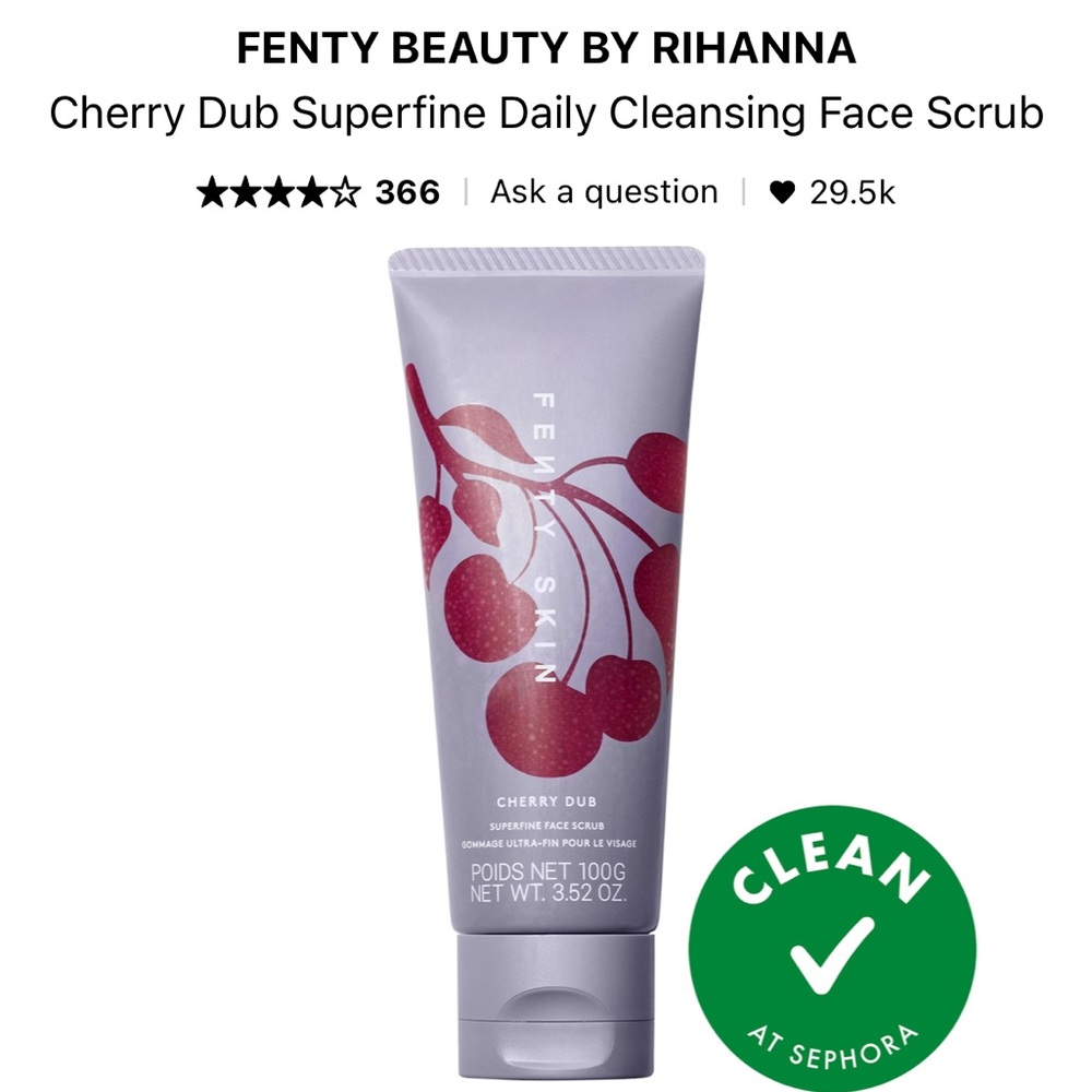 Fenty face scrub